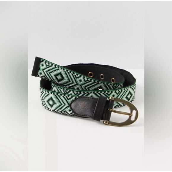 Free people moving to mars printed belt M/L new - Picture 1 of 14